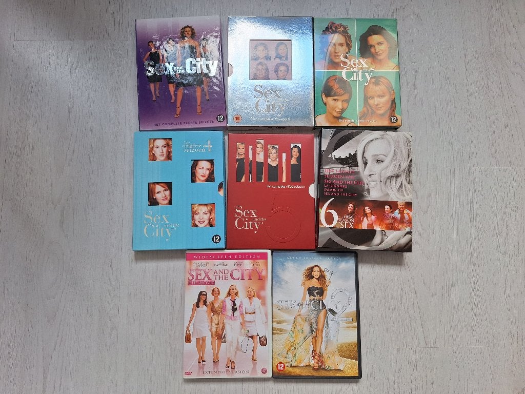 Set met alle Sex and the City dvd's, Spaans, Seizoen 6, Spaans, Ophalen of Verzenden