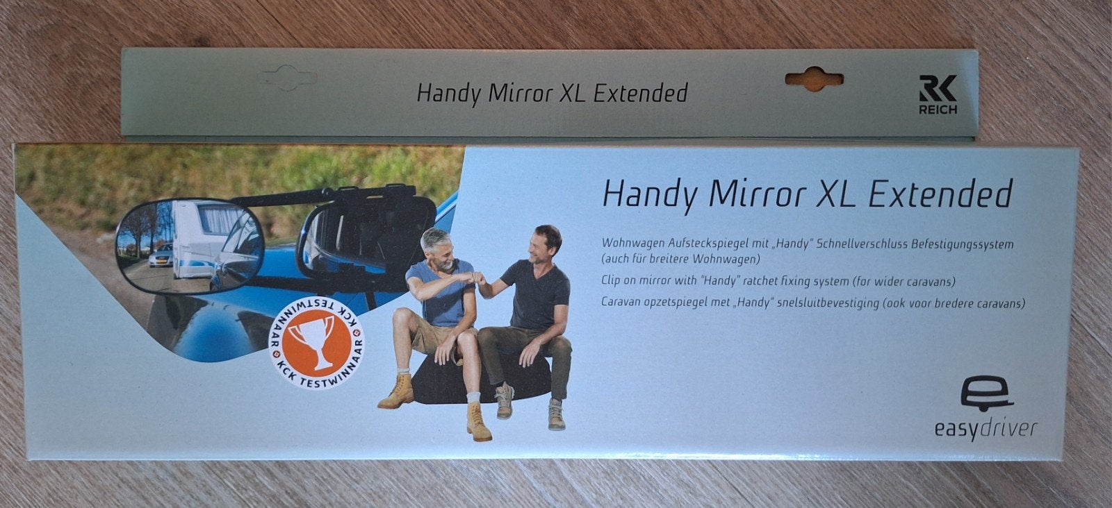 1x Reich Handy Mirror XL Extended caravan spiegel, Ophalen of Verzenden, Nieuw