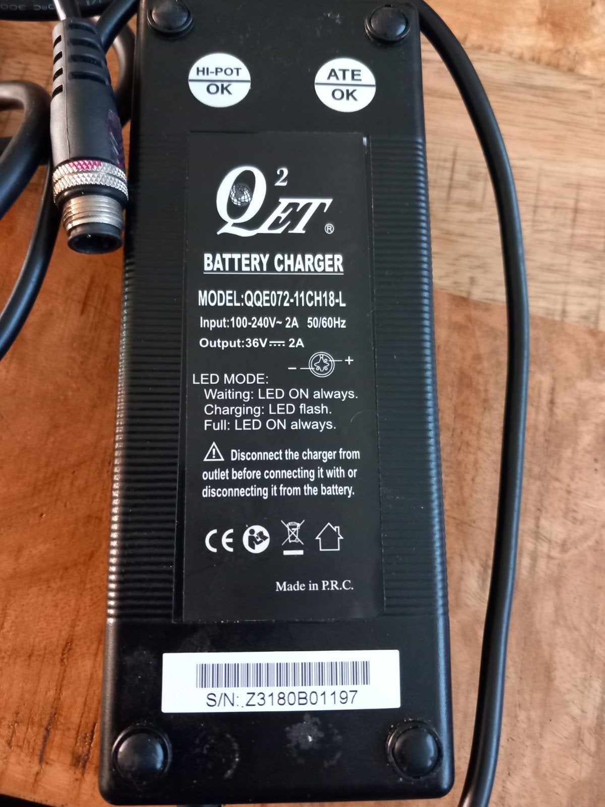 Gezocht, lader voor Votani X1 ebike met middenmotor, Ophalen of Verzenden