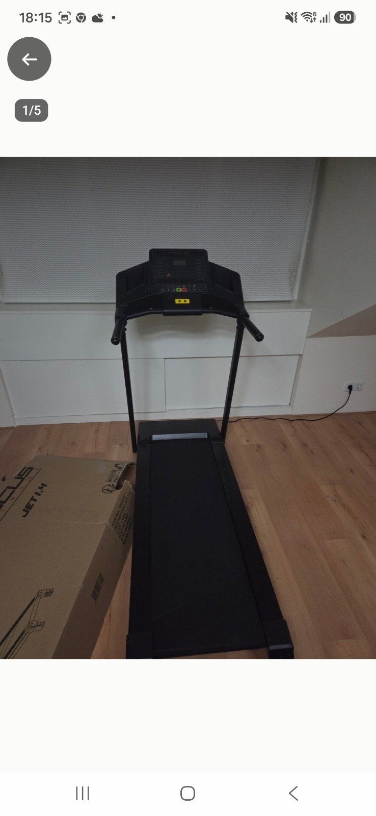 Focus Fitness Jet 1.4 Loopband - Zo goed als nieuw, Ophalen, Zo goed als nieuw, Metaal, Loopband