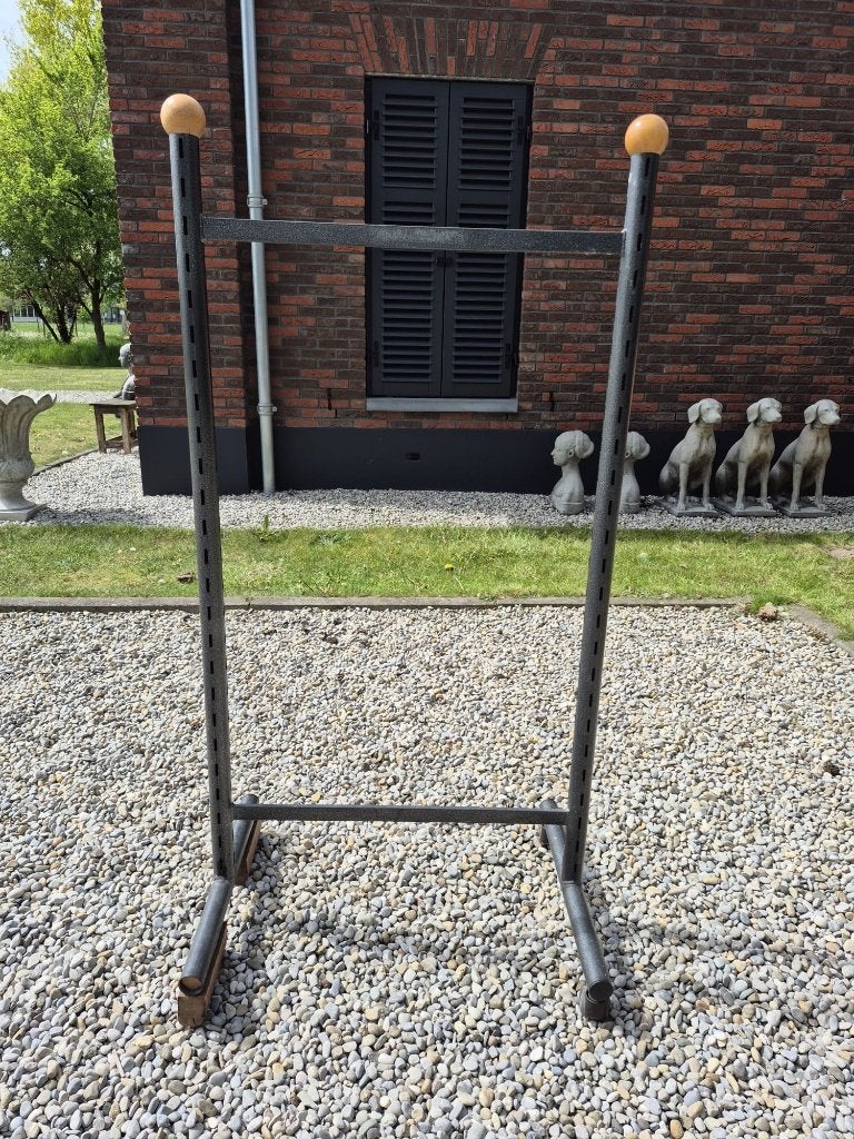 Stevige kapstok - ophangrek – industrieel model, Huis en Inrichting, Woonaccessoires | Kapstokken, Gebruikt, 100 tot 150 cm, Metaal