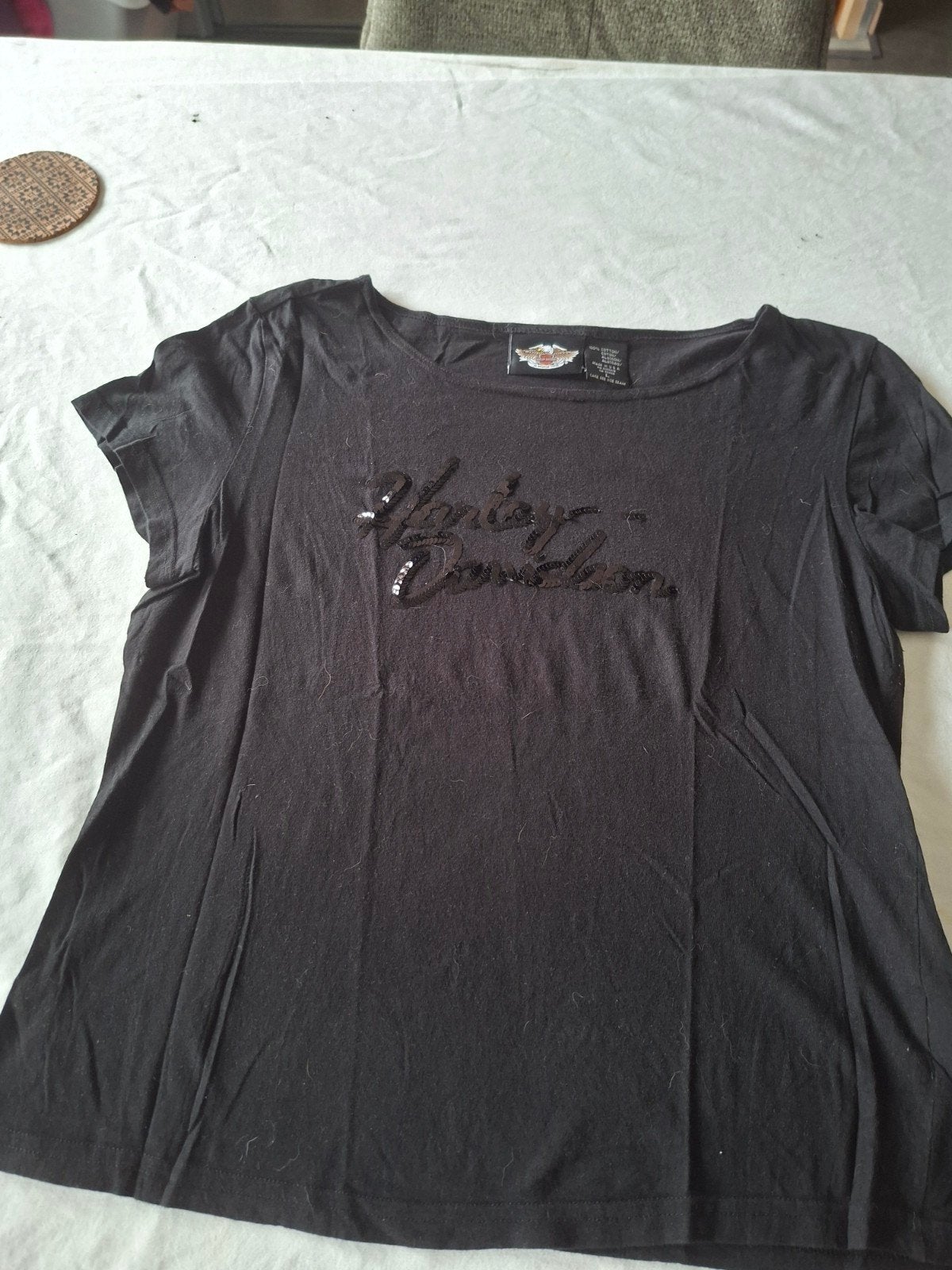 T.shirt Harley Davidson L, Ophalen of Verzenden, Zo goed als nieuw, Korte mouw