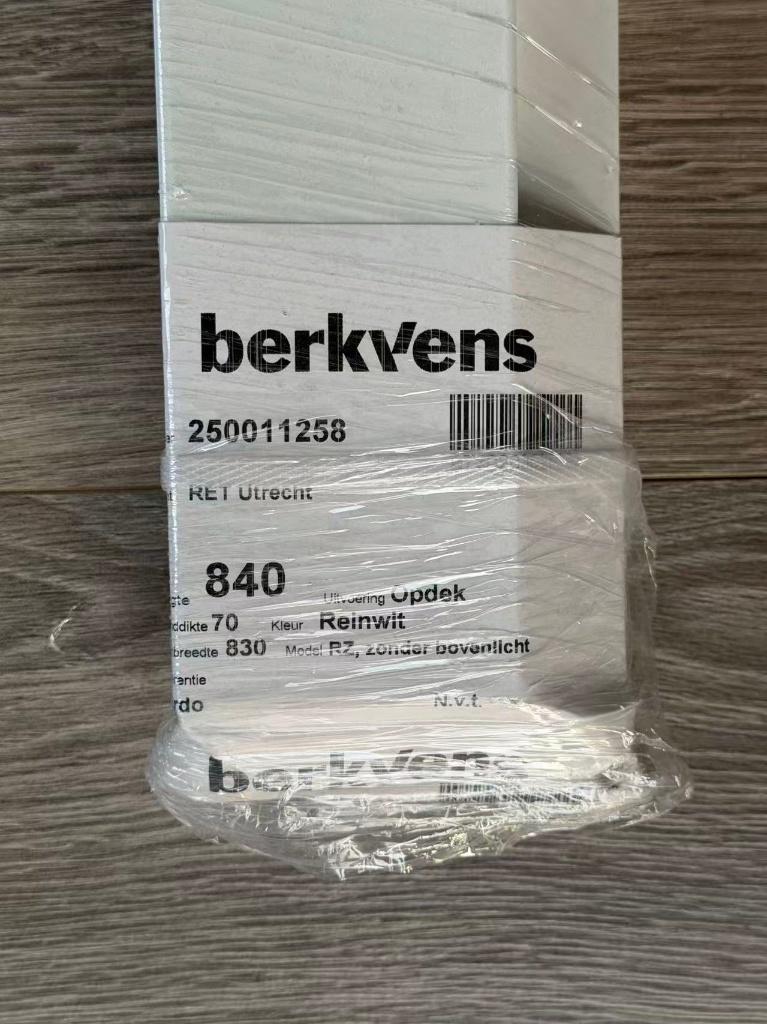 Berkvens Bovendorpel 70x830 Opdek Recht Reinwit (nieuw), Ophalen of Verzenden, Nieuw, Binnendeur, 215 cm of meer
