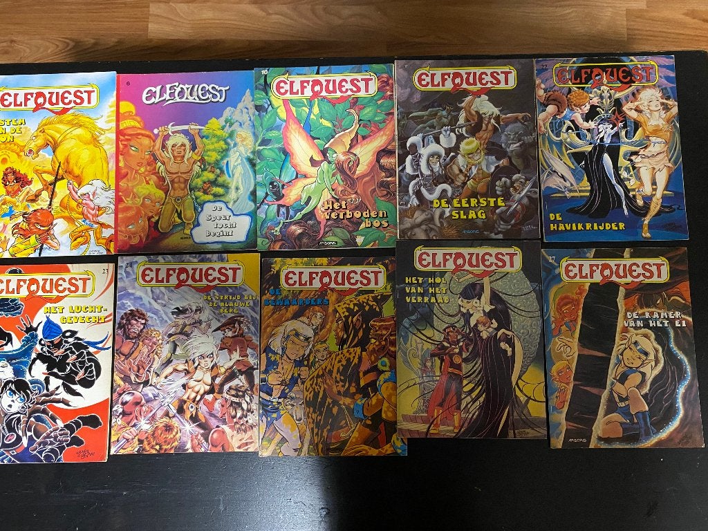 Elfquest stripboeken, Gelezen, Wendy en Richard Pini, Ophalen of Verzenden, Meerdere stripboeken