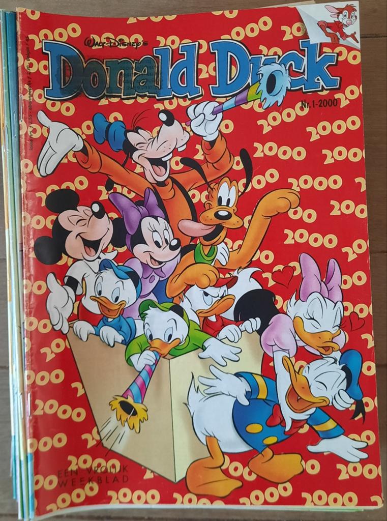 Donald Duck jaargang 2000, en 3 x extra DD, Meerdere stripboeken, Ophalen, Gelezen