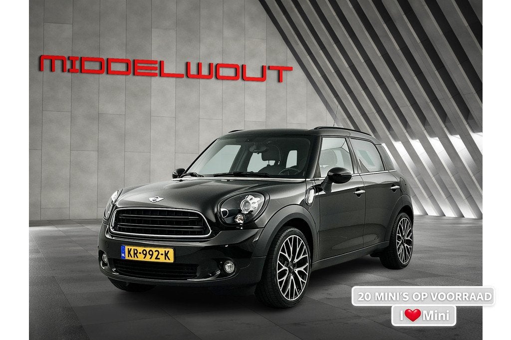 MINI Countryman 1.6 Cooper JCW-Pack Pano-dak/Leder/19'LMV/Fu, Auto's, Mini, Voorwielaandrijving, Gebruikt, Euro 6, SUV of Terreinwagen