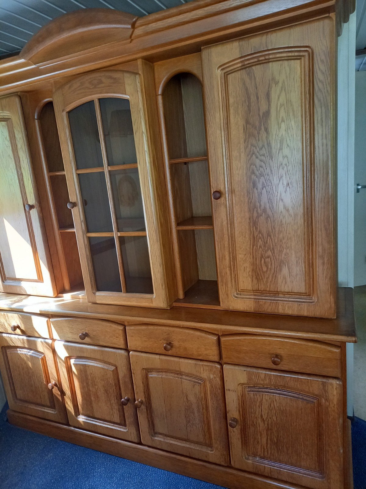 Gratis massief blank eiken wandkast In Garderen af te halen, Huis en Inrichting, Ophalen, Gebruikt, 200 cm of meer, 50 tot 100 cm