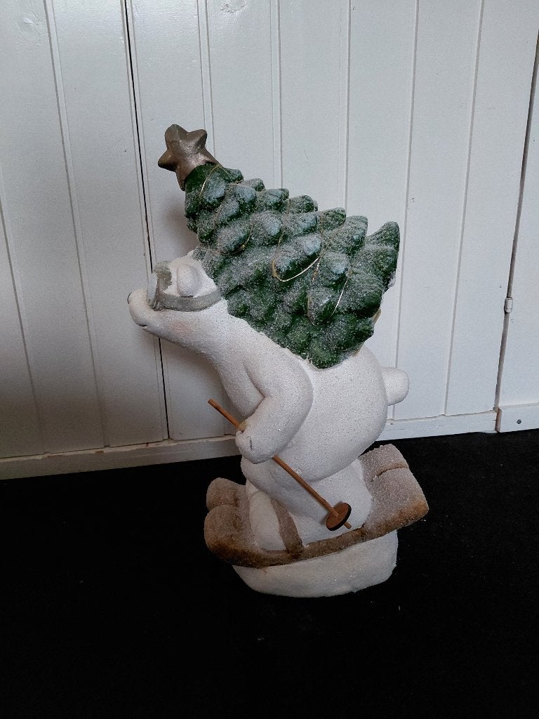 Kerst ijsbeer met boom, Diversen, Ophalen, Zo goed als nieuw