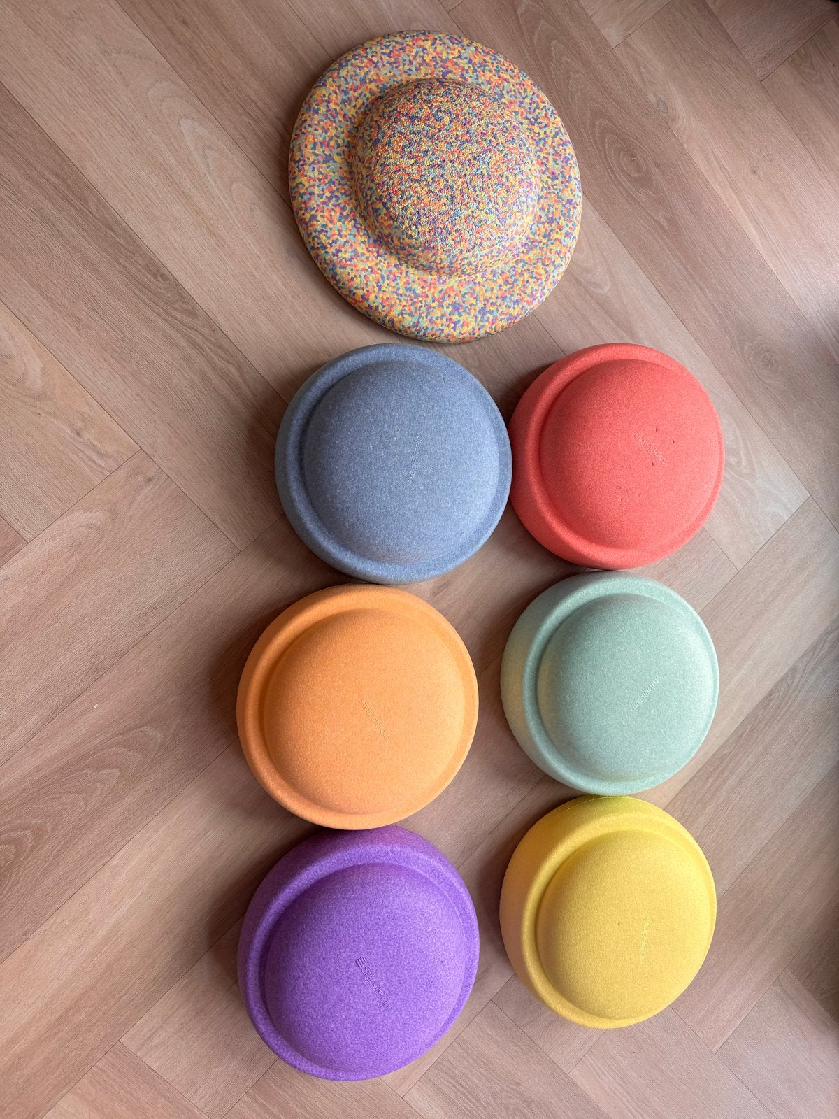 Stapelstein Stapelstenen Set (6 stuks + 1 confetti), Ophalen, Zo goed als nieuw, Bouwen