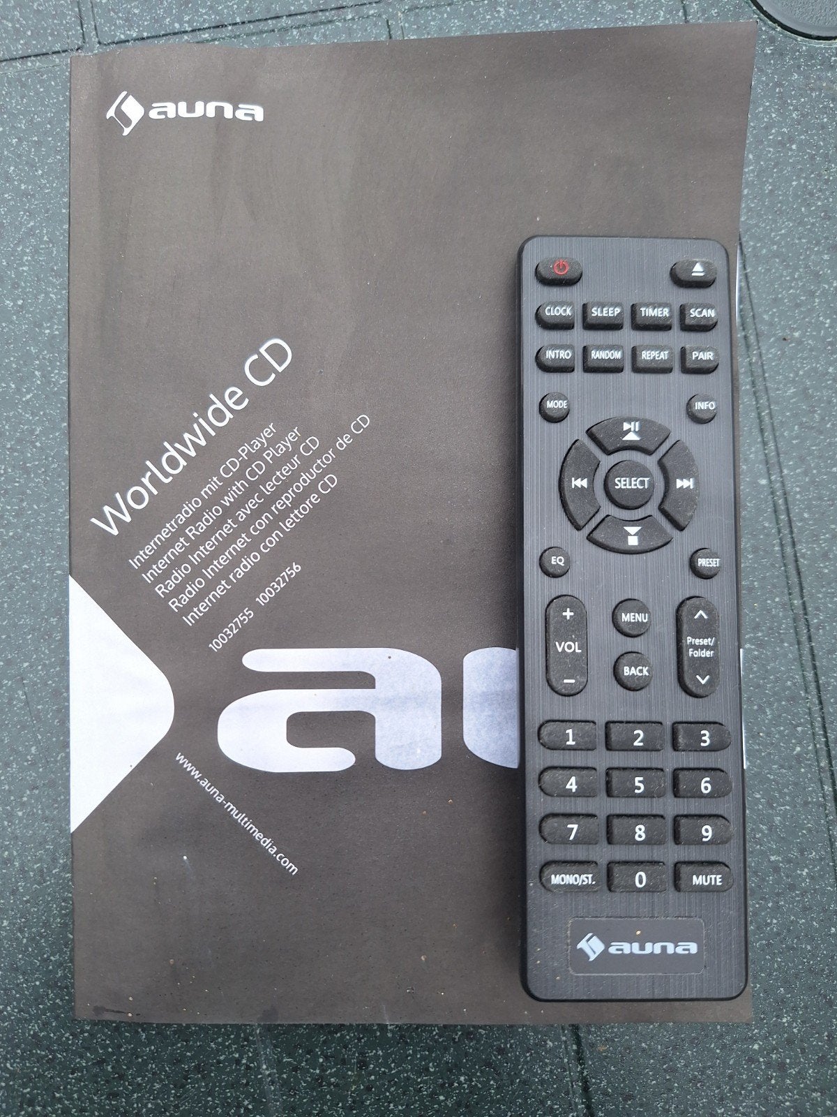 Auna Worldwide CD Remote Control + Gebruiksaanwijzing, Ophalen of Verzenden