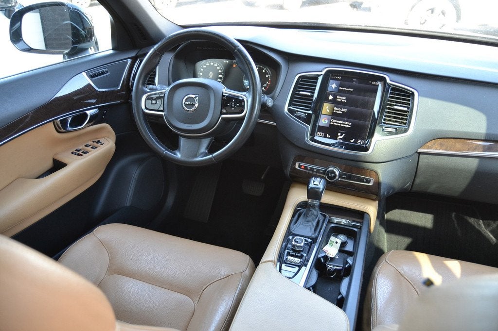 Volvo XC90 2.0 T6 AWD Momentum,7 persoons panoramadak, Auto's, Volvo, Gebruikt, Zwart, 4 cilinders, 1969 cc