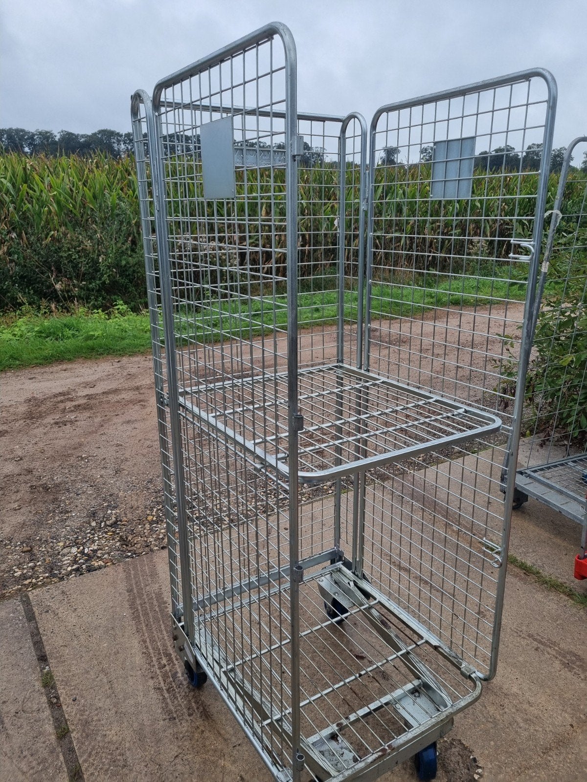 Rolcontainer met verdieping - Handig voor transport n opslag, Ophalen
