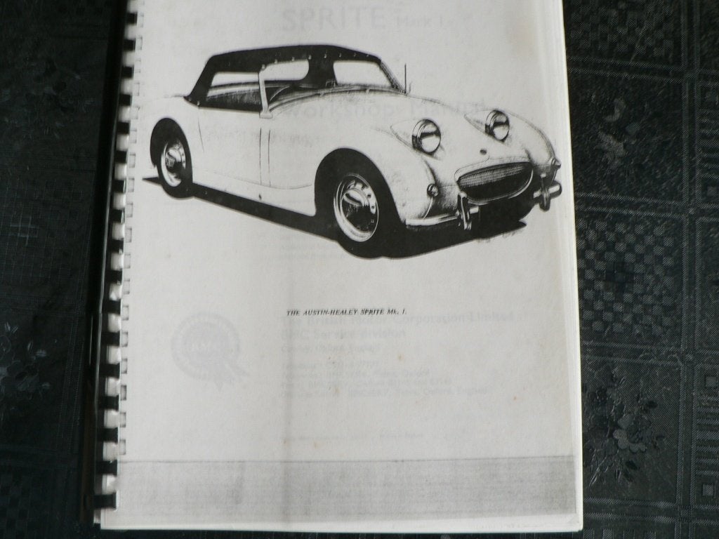 austin healey kikkeroog frogeye werkplaatshandboek, Ophalen of Verzenden