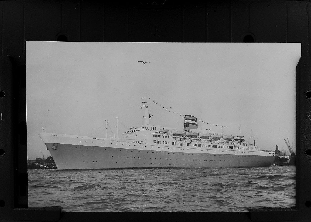 Holland America Line: s.s. Statendam, Ophalen of Verzenden, 1940 tot 1960, Ongelopen, Zuid-Holland