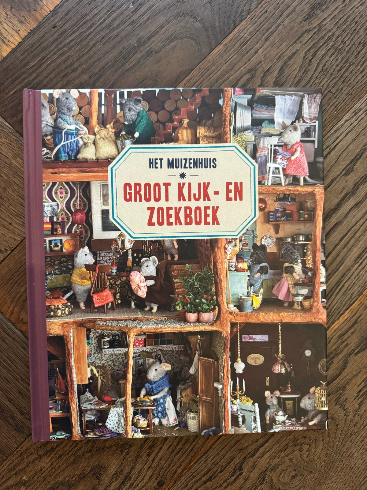 Het Muizenhuis: Zoekboek & Verhaalboek voor de kleintjes, Ophalen, Zo goed als nieuw, Uitklap-, Voel- of Ontdekboek, 2 tot 3 jaar
