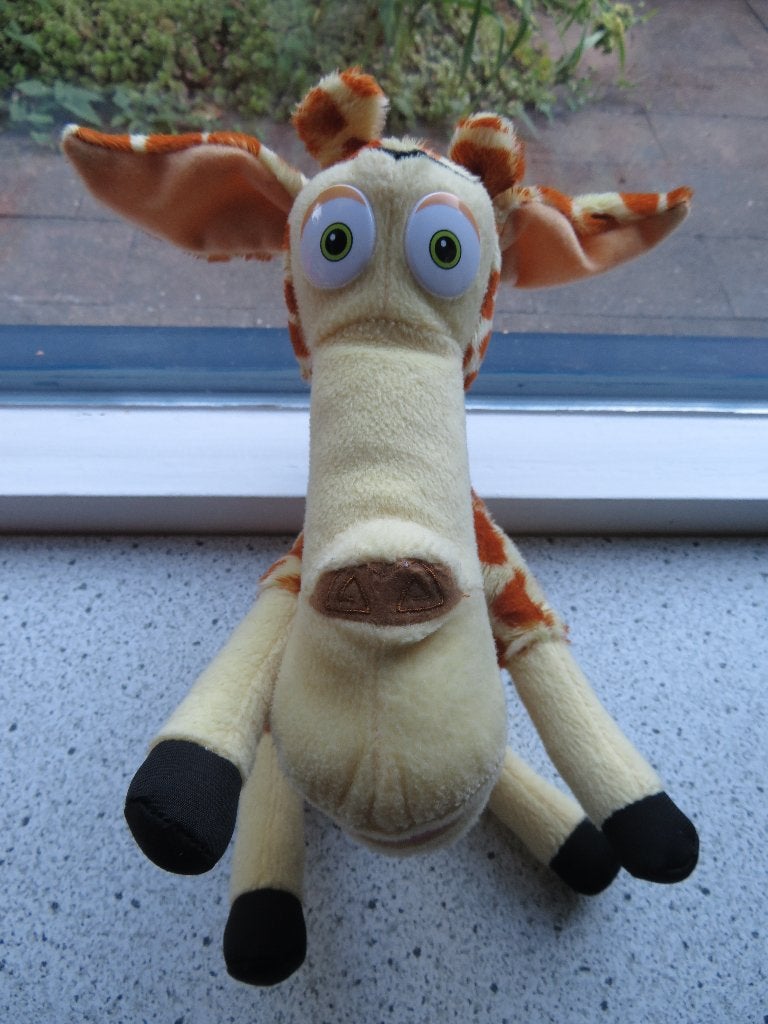 Giraffe of giraf Melvin van Madagascar Big Headz, Ophalen of Verzenden, Zo goed als nieuw, Giraf, Met label