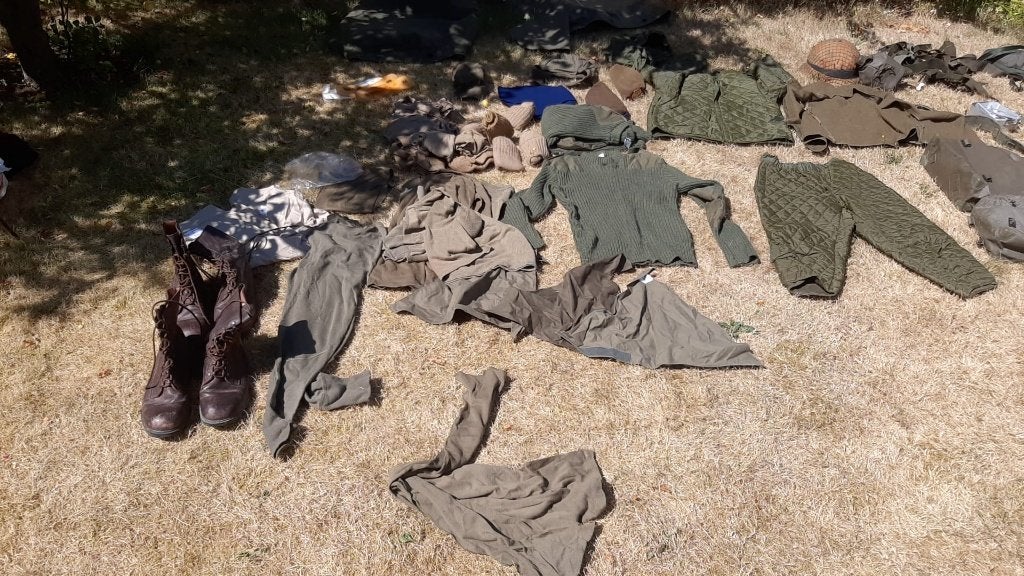 militaire kleding en standaarduitrusting plunjebaal, Ophalen, Landmacht, Nederland, Kleding of Schoenen