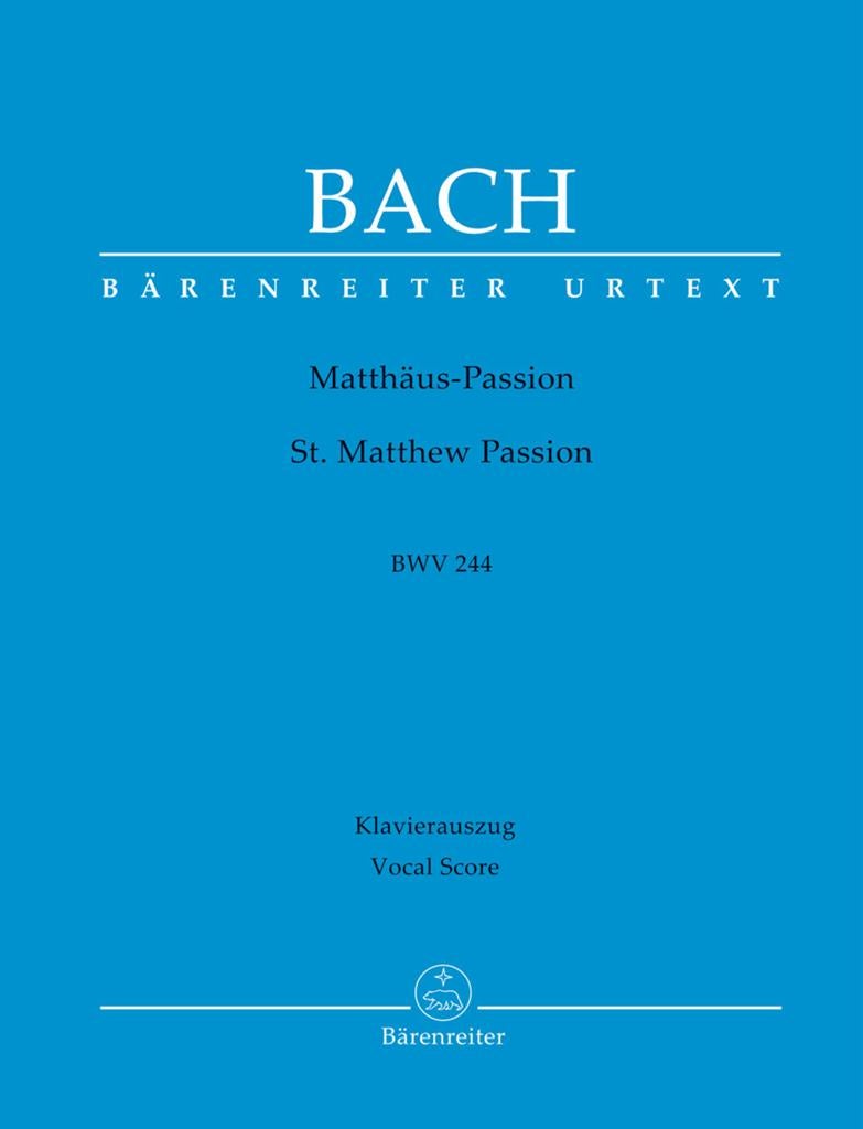 8 x Bärenreiter Bach Matthäus-Passion partituur, Muziek en Instrumenten, Bladmuziek, Koor, Klassiek, Nieuw, Ophalen of Verzenden