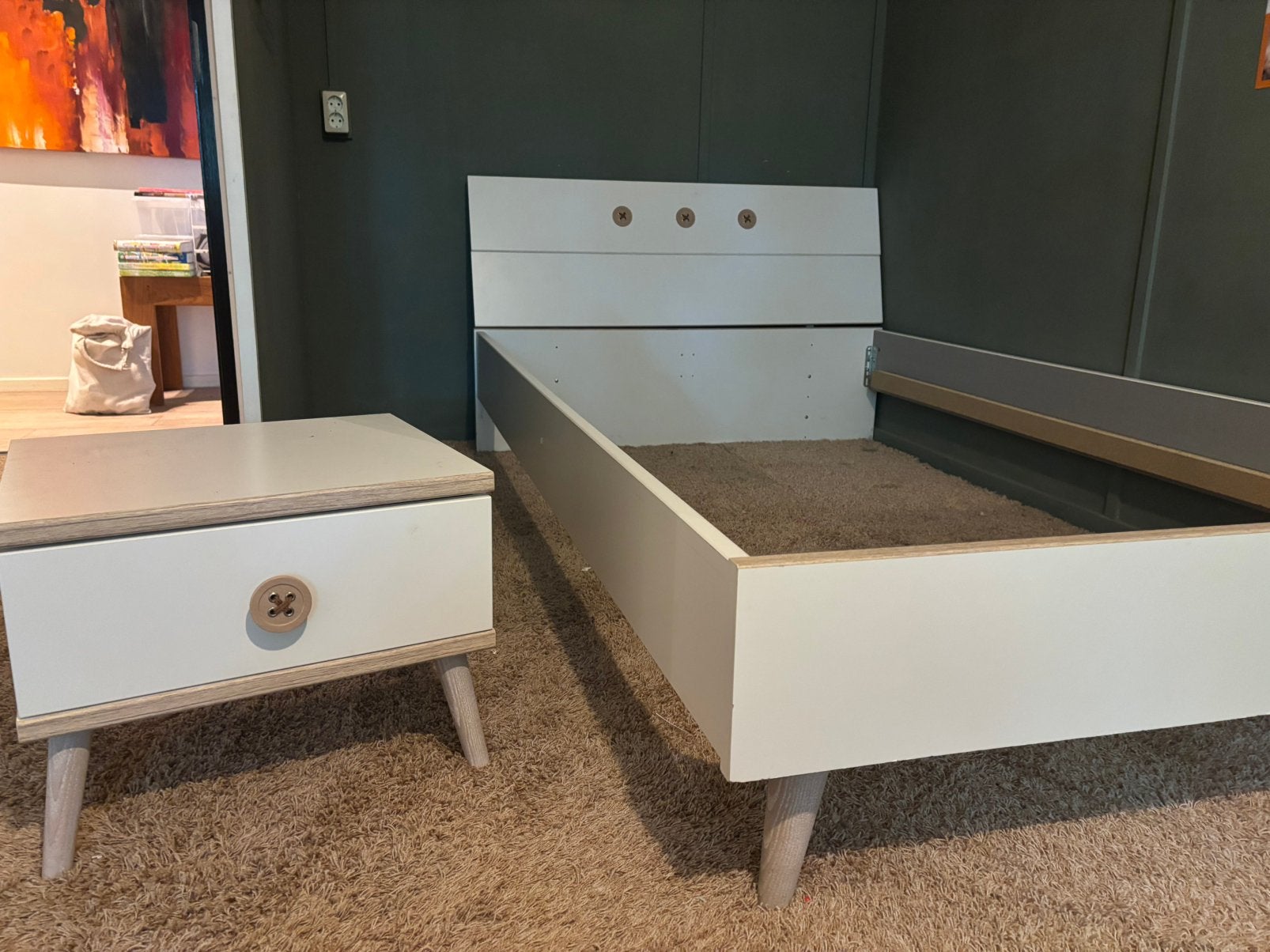Twijfelaar bed, Ophalen, Gebruikt, Twijfelaar