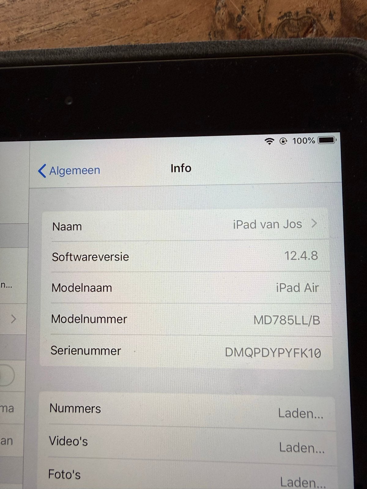 Apple iPad Air (1e generatie) 16GB Wi-Fi - Zo goed als nieuw, Computers en Software, 10 inch, Gebruikt, Apple iPad Air, Ophalen of Verzenden
