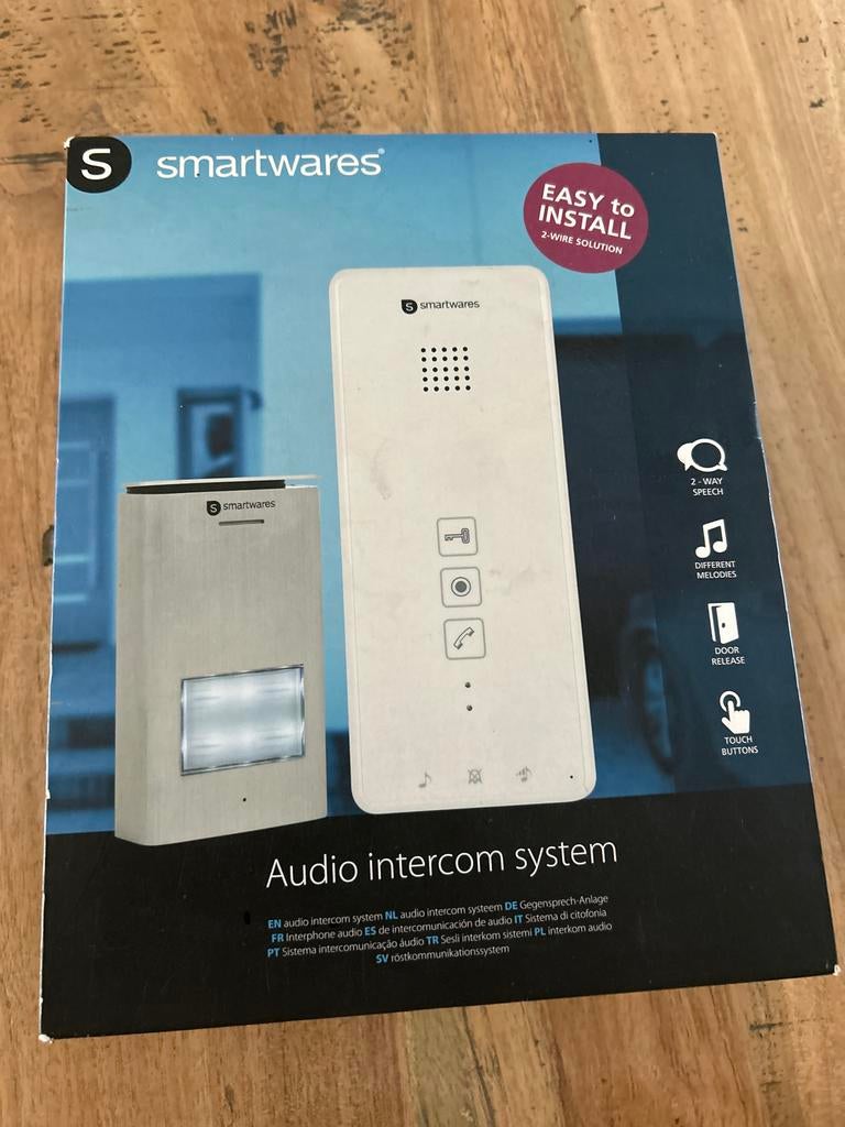 Smartwares Audio Intercom Systeem - Nieuw in doos, Ophalen of Verzenden, Nieuw, Compleet systeem
