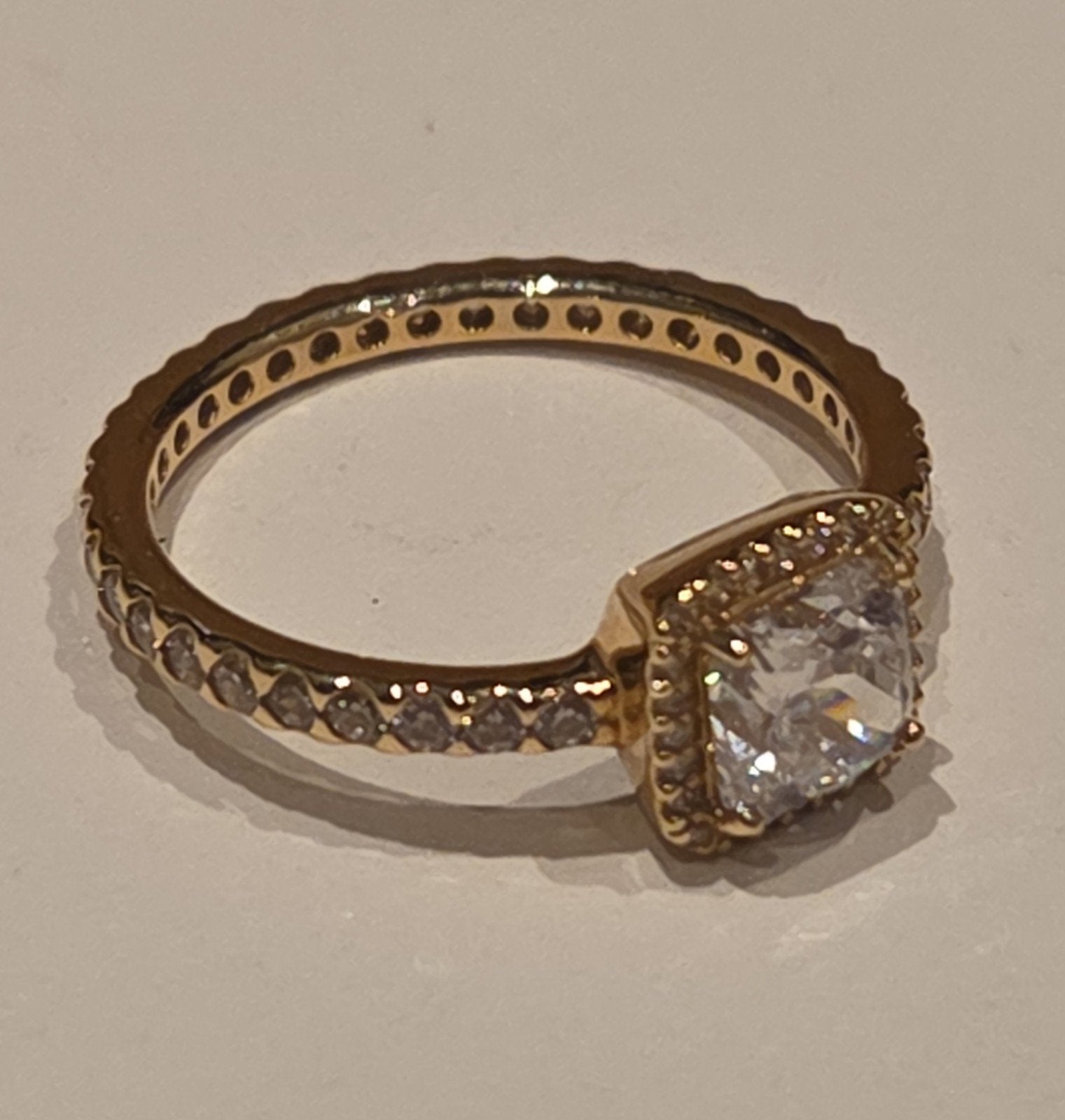 Pandora Timeless Ale Elegance gouden ring 14k, Ophalen of Verzenden, Zo goed als nieuw, X, Dame