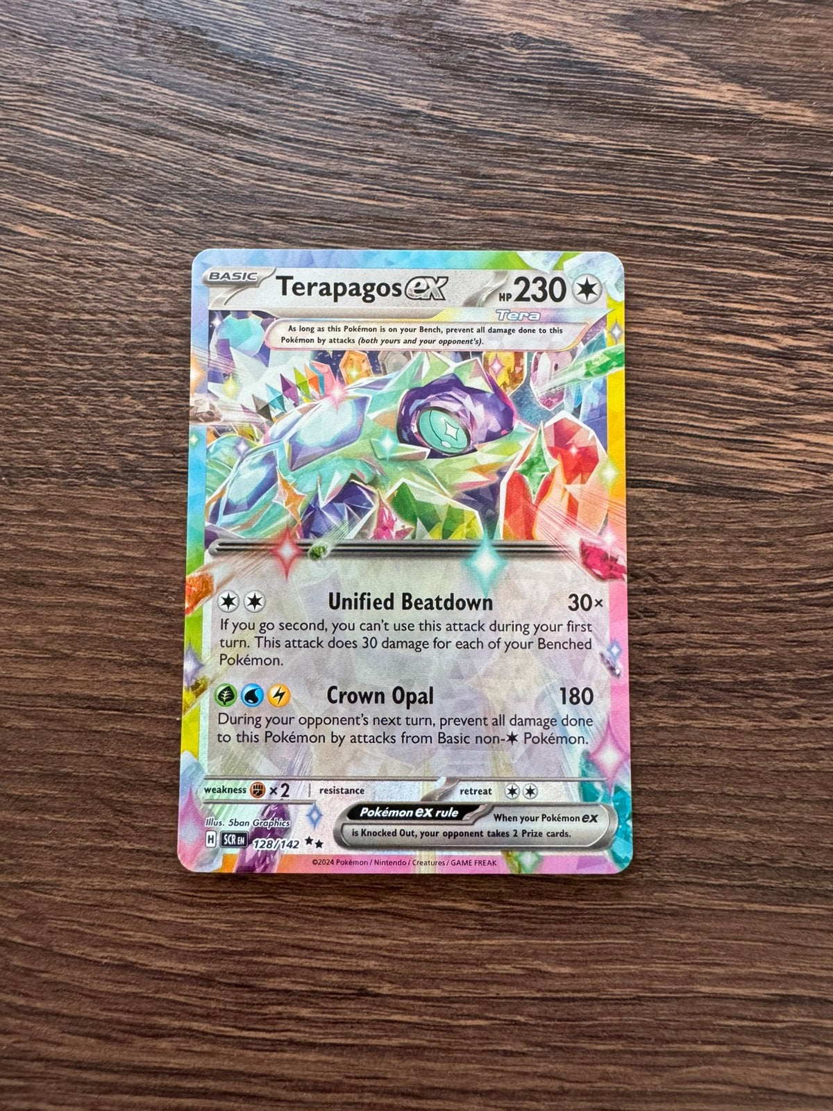 Terapagos ex (SCR 128) Stellar Crown, Ophalen of Verzenden, Zo goed als nieuw