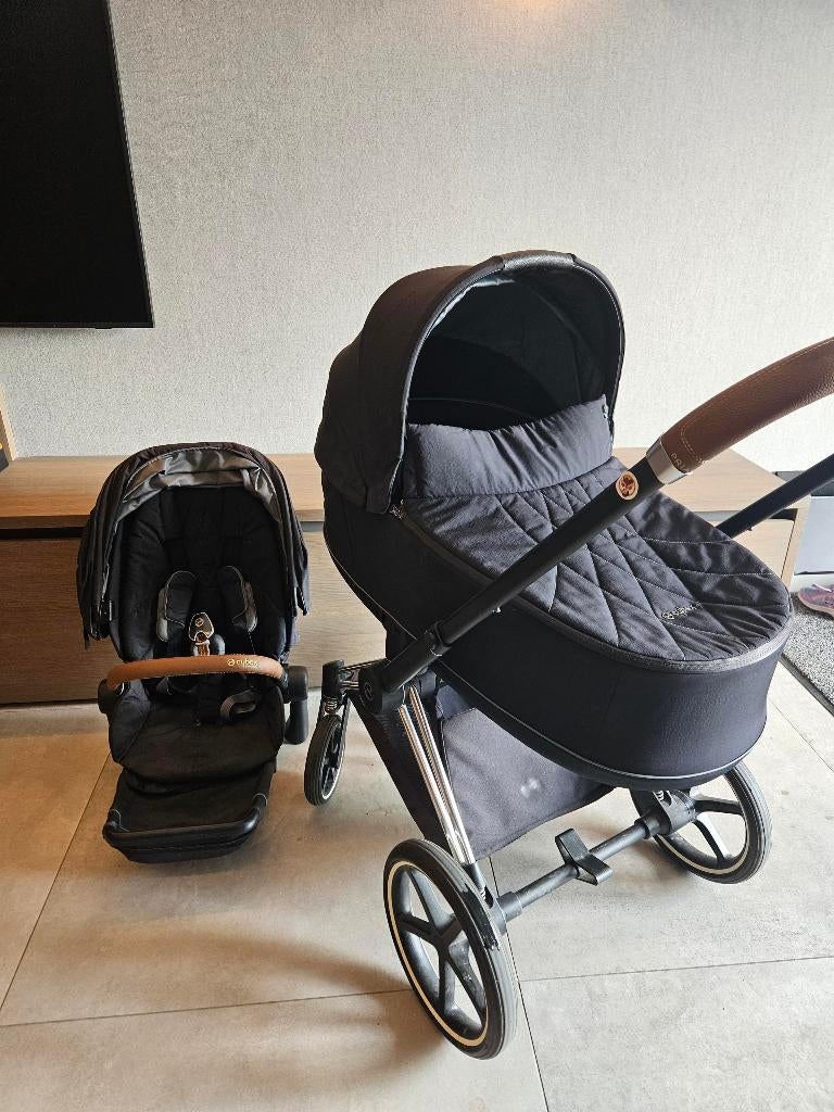 Cybex Priam 2-in-1 reiswieg & kinderwagen, Gebruikt, Combiwagen, Met reiswieg, Ophalen