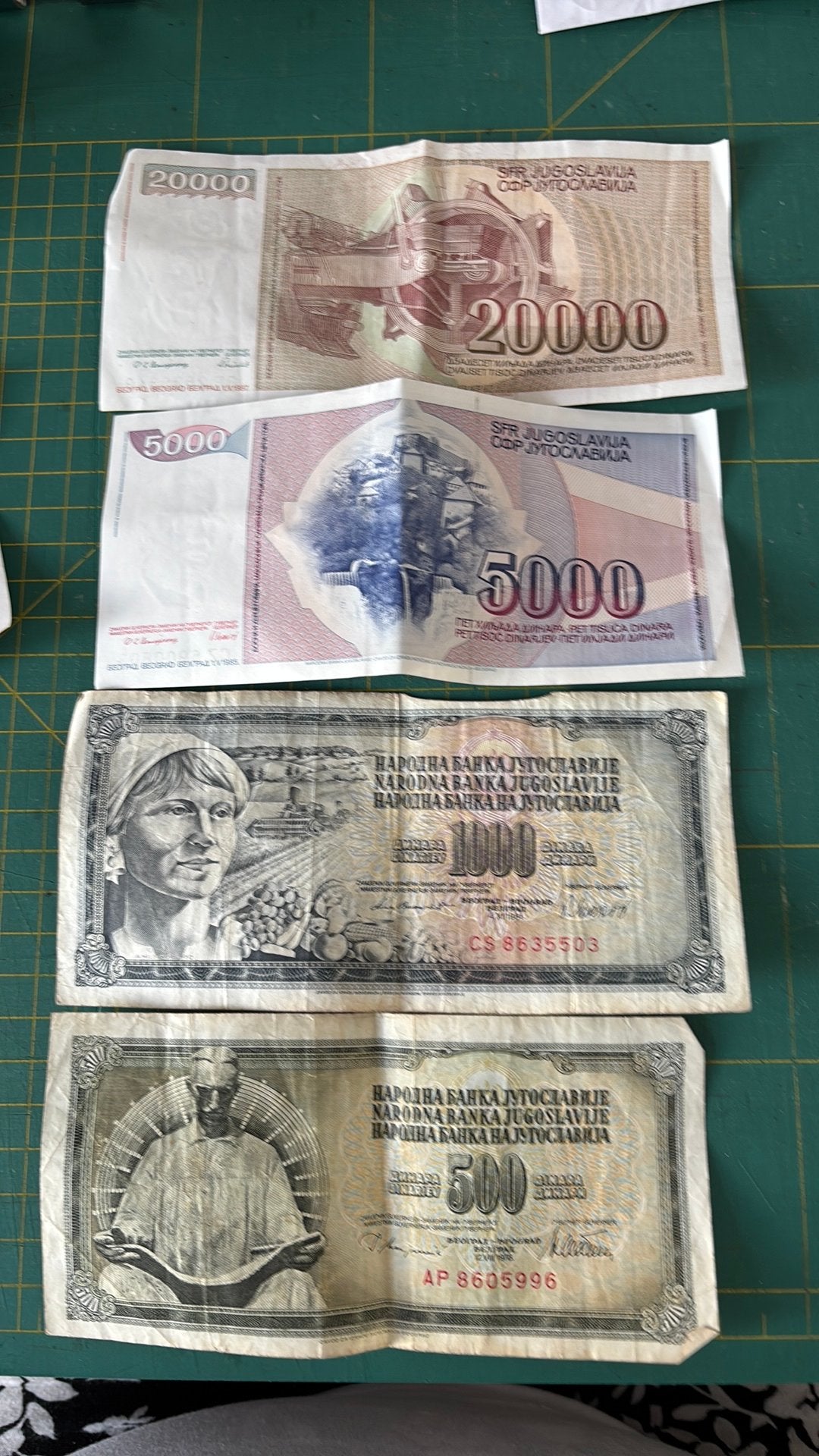 Biljetten uit Joegoslavië, Ophalen of Verzenden, Joegoslavië