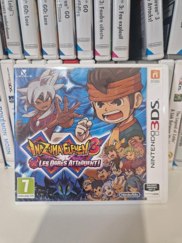 Inazuma Eleven 3: team ogre attacks! Nintendo 3DS, ., 1 speler, Ophalen of Verzenden, Zo goed als nieuw