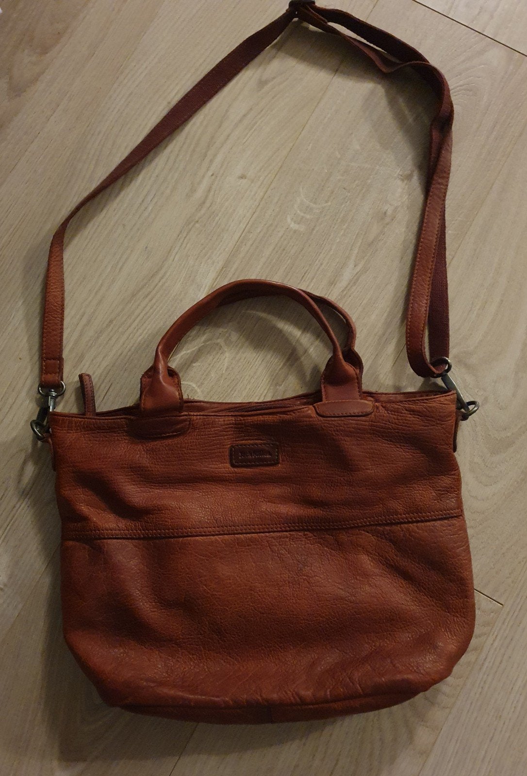 rundleren Jack Milles handtas, Ophalen of Verzenden, Zo goed als nieuw, Bruin, Handtas