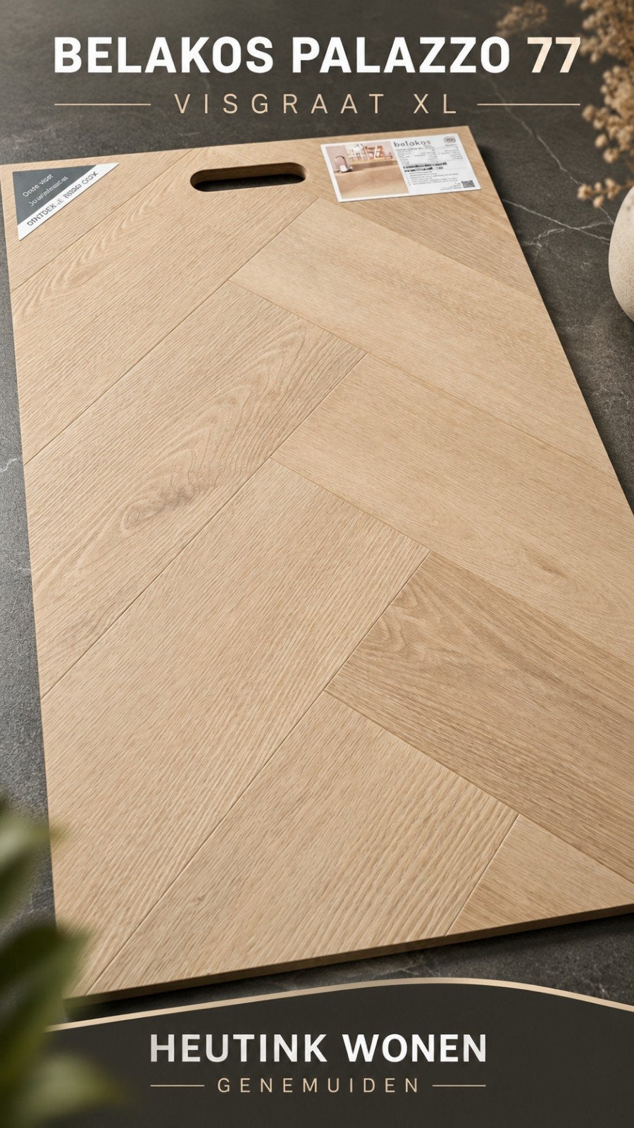 BELAKOS PVC-VLOER VISGRAAT PALAZZO 77

Prachtige extra matte, 75 m² of meer, Overige typen, Nieuw, Ophalen of Verzenden