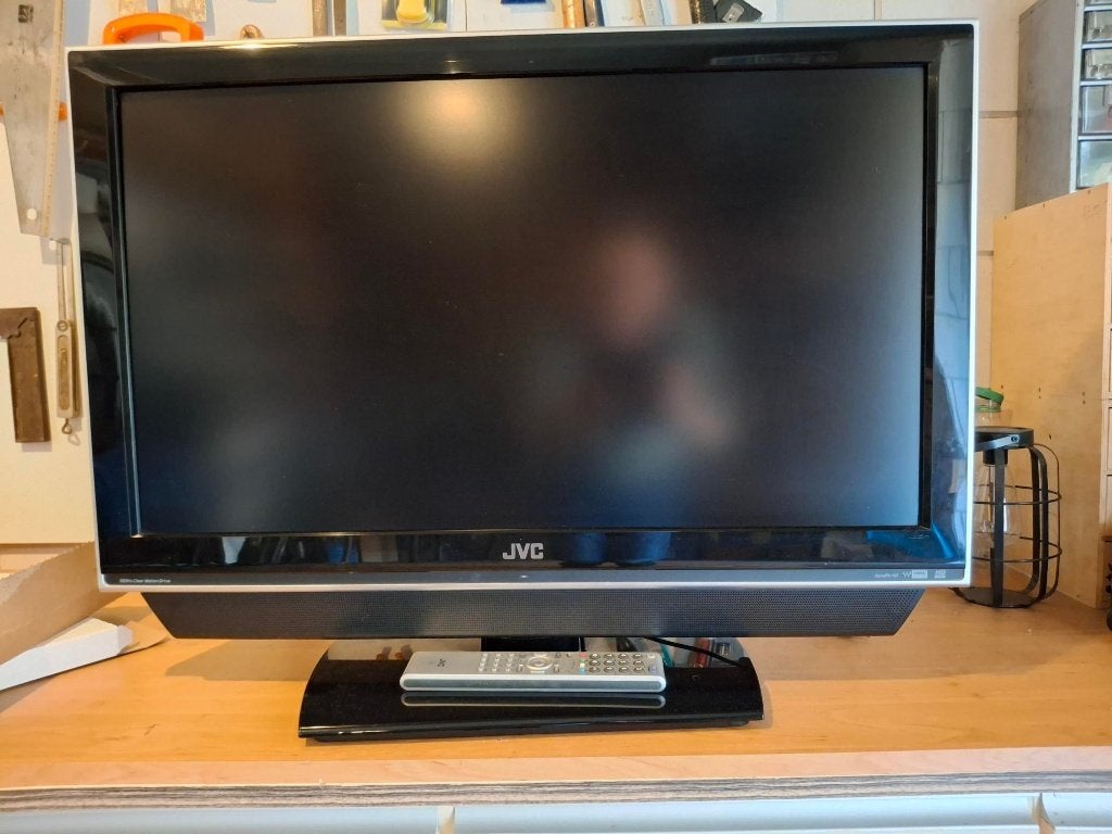 JVC LT-32P80BU LCD tv, Gebruikt, 50 Hz, 80 tot 100 cm, Ophalen