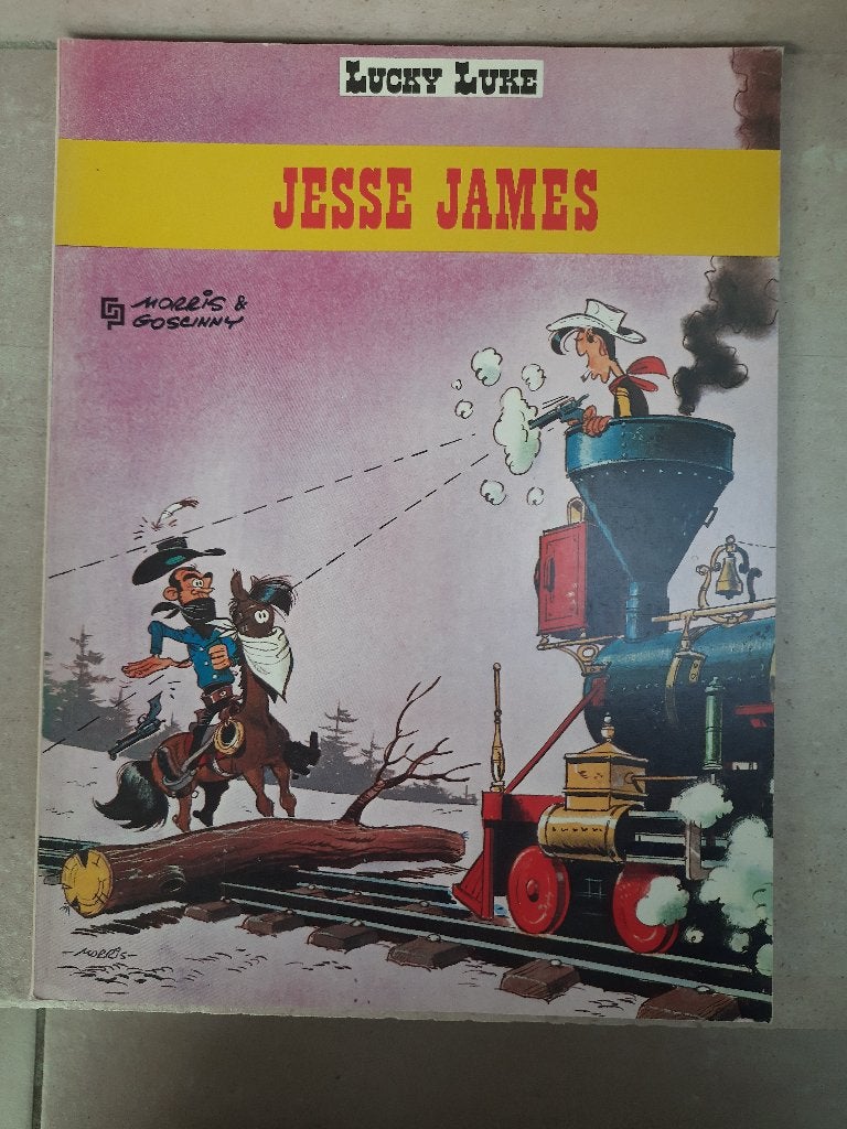 Lucky Luke - Jesse James 1971 (1e druk), Eén stripboek, Ophalen of Verzenden, Zo goed als nieuw