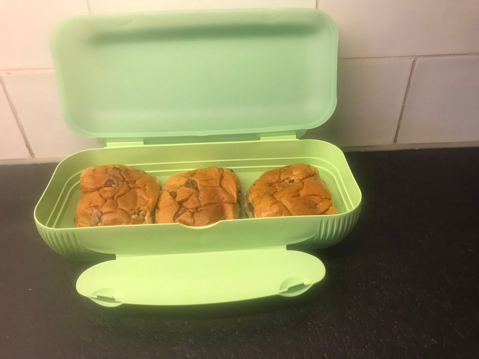 Tupperware snackpack lunchdoos lunchtrommel clipdoos trommel, Huis en Inrichting, Keuken | Tupperware, Ophalen of Verzenden, Zo goed als nieuw