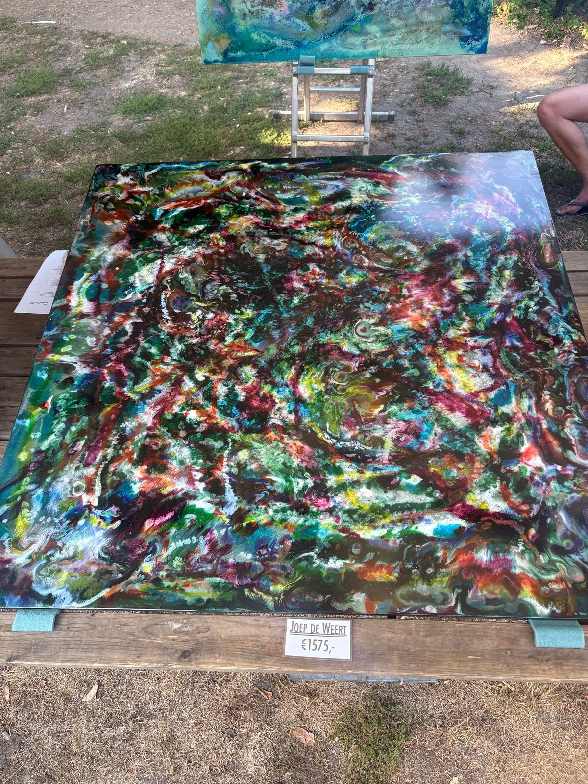 Abstract Kunstwerk van Joep de Weert, Ophalen of Verzenden