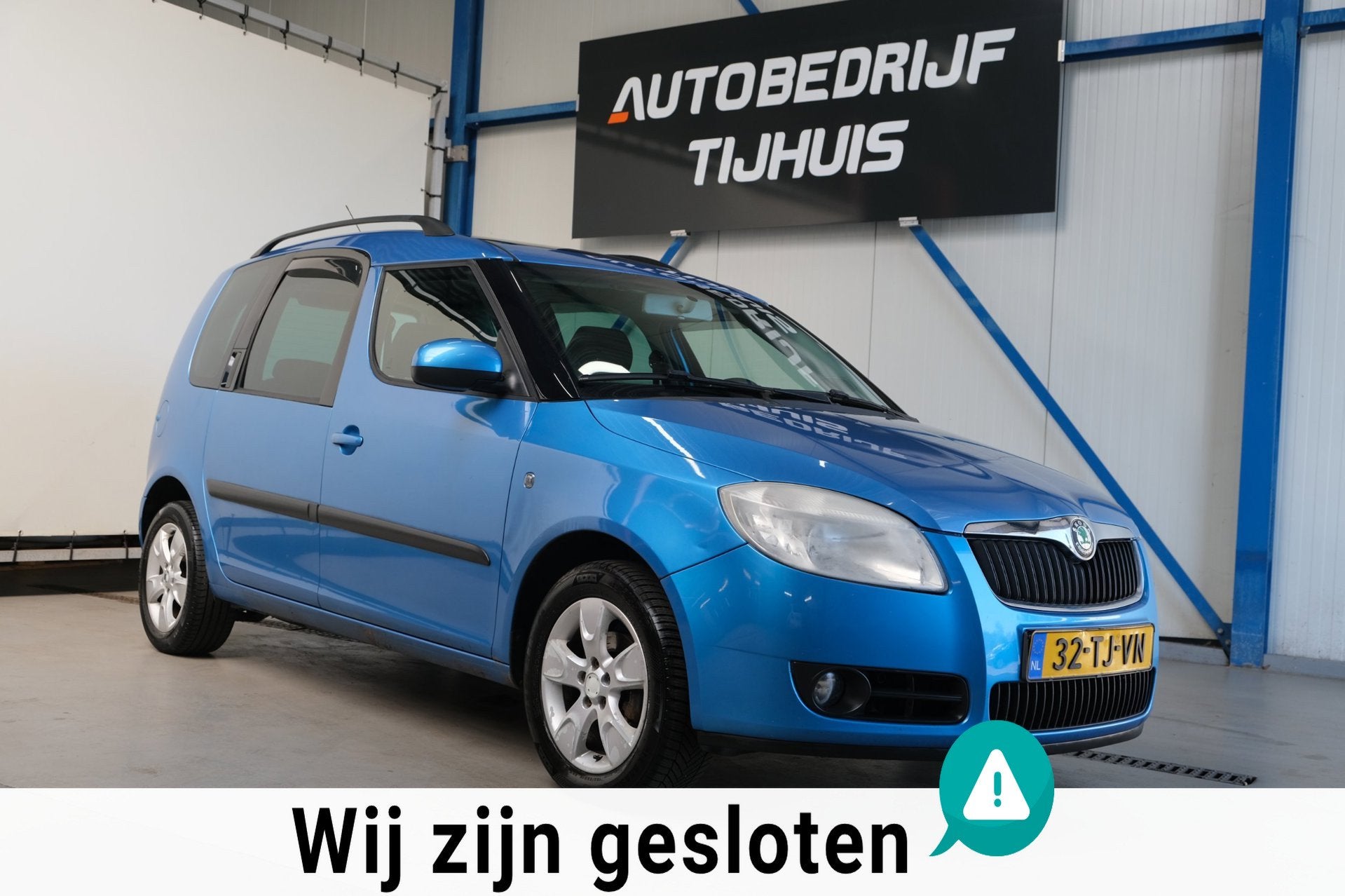 Skoda Roomster 1.4-16V Style > Export <, Voorwielaandrijving, Gebruikt, 4 cilinders, Blauw
