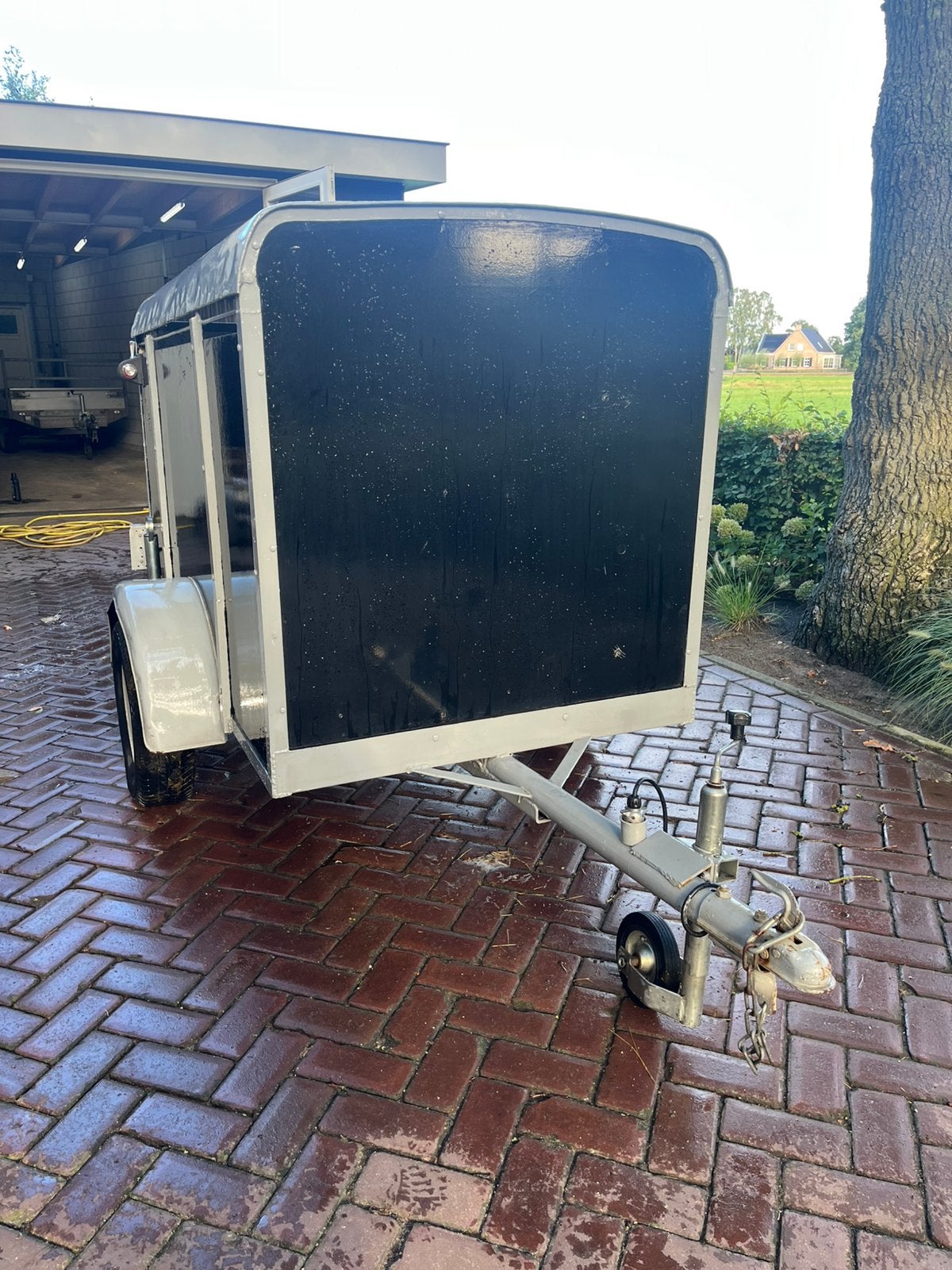 Kleinvee trailer, Ophalen, Gebruikt