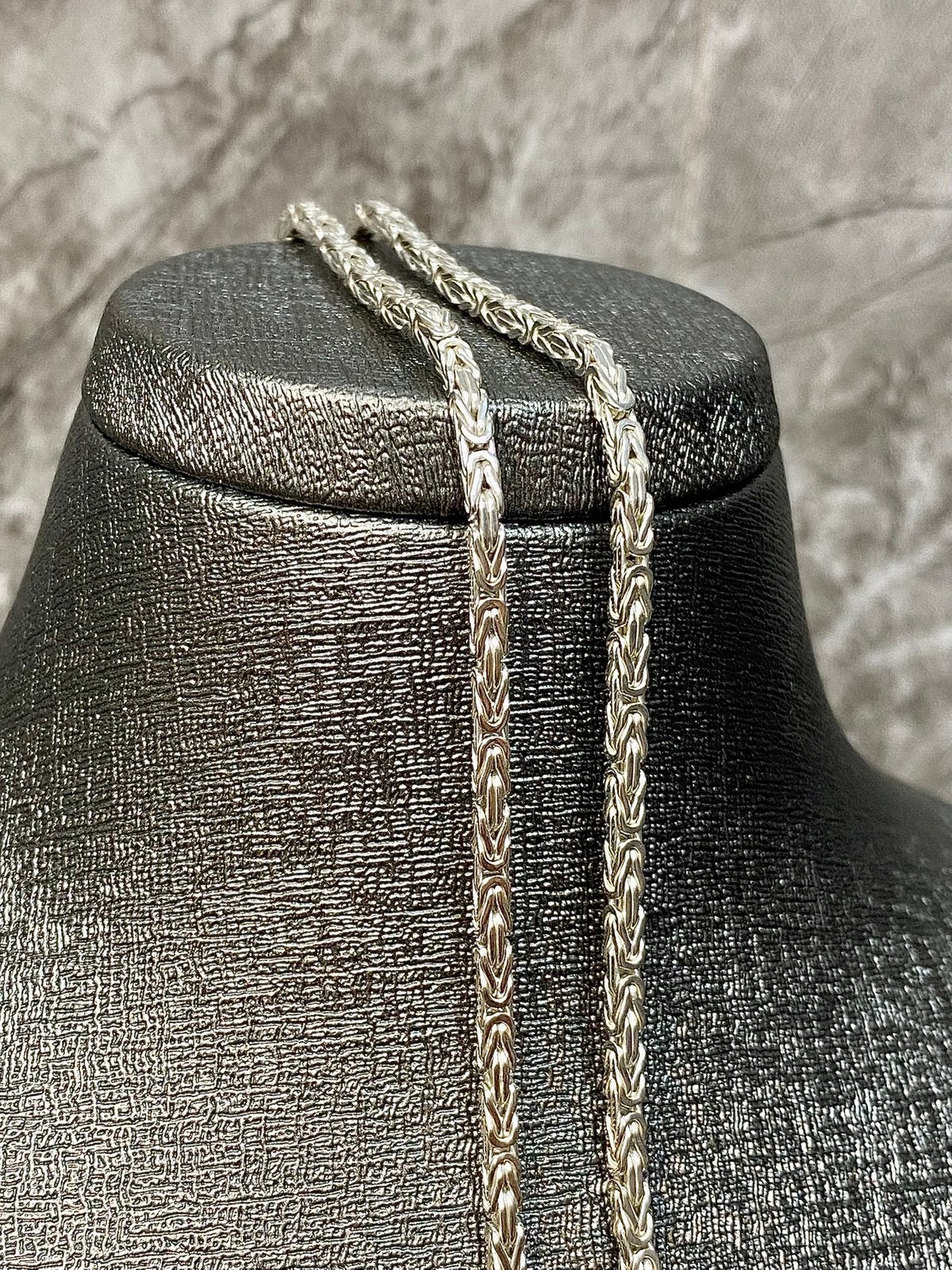Zilveren Massieve Koningsketting | 66 cm, Ophalen of Verzenden, Nieuw, Zilver, Zilver