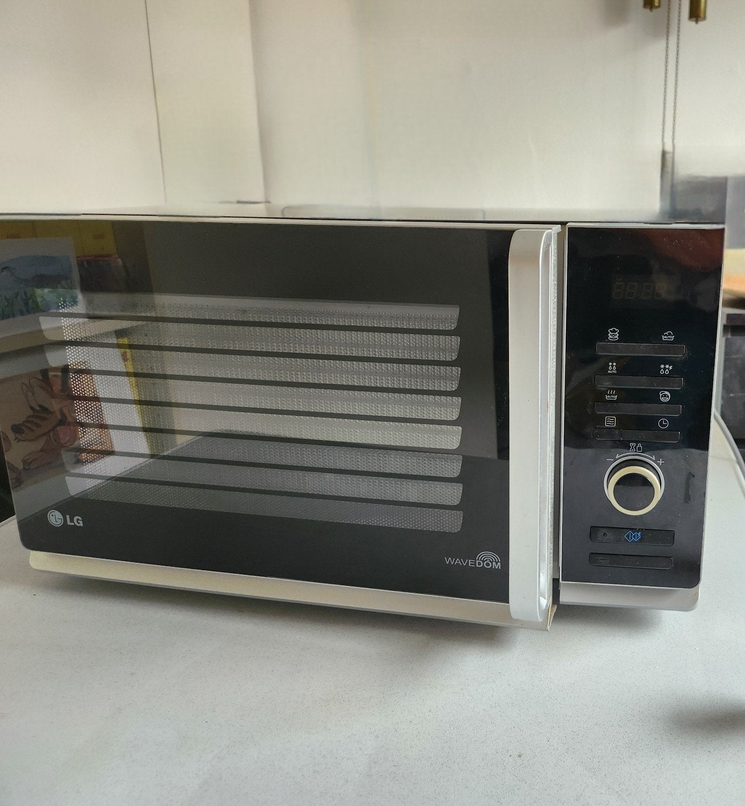 Magnetron LG met ophangbeugels, Ophalen