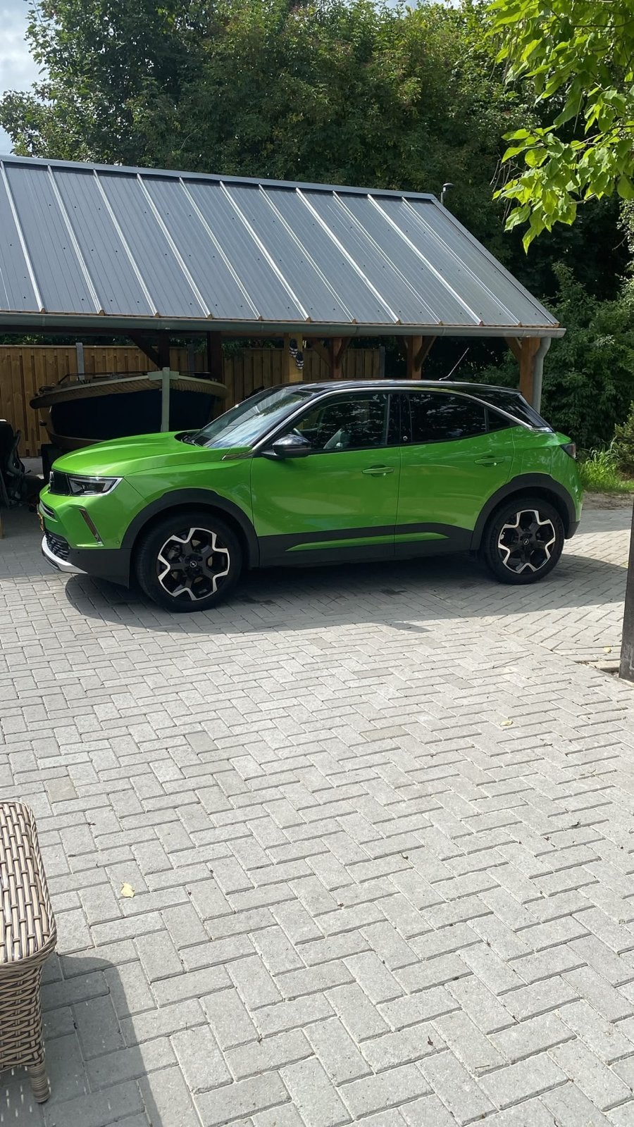 Opel Mokka Elektrisch 50kWh 136pk 11 kW 2021 Groen, Zwart, 1498 kg, Origineel Nederlands, Elektrisch