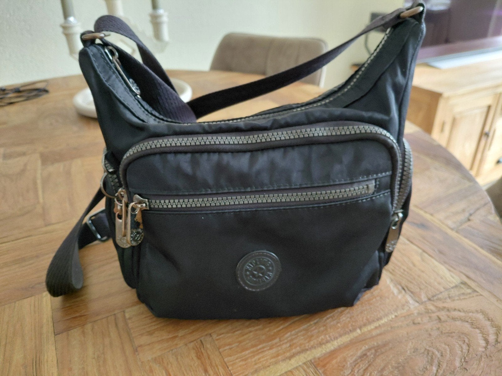 Kipling Gabbie S Schoudertas - Zwart, Ophalen