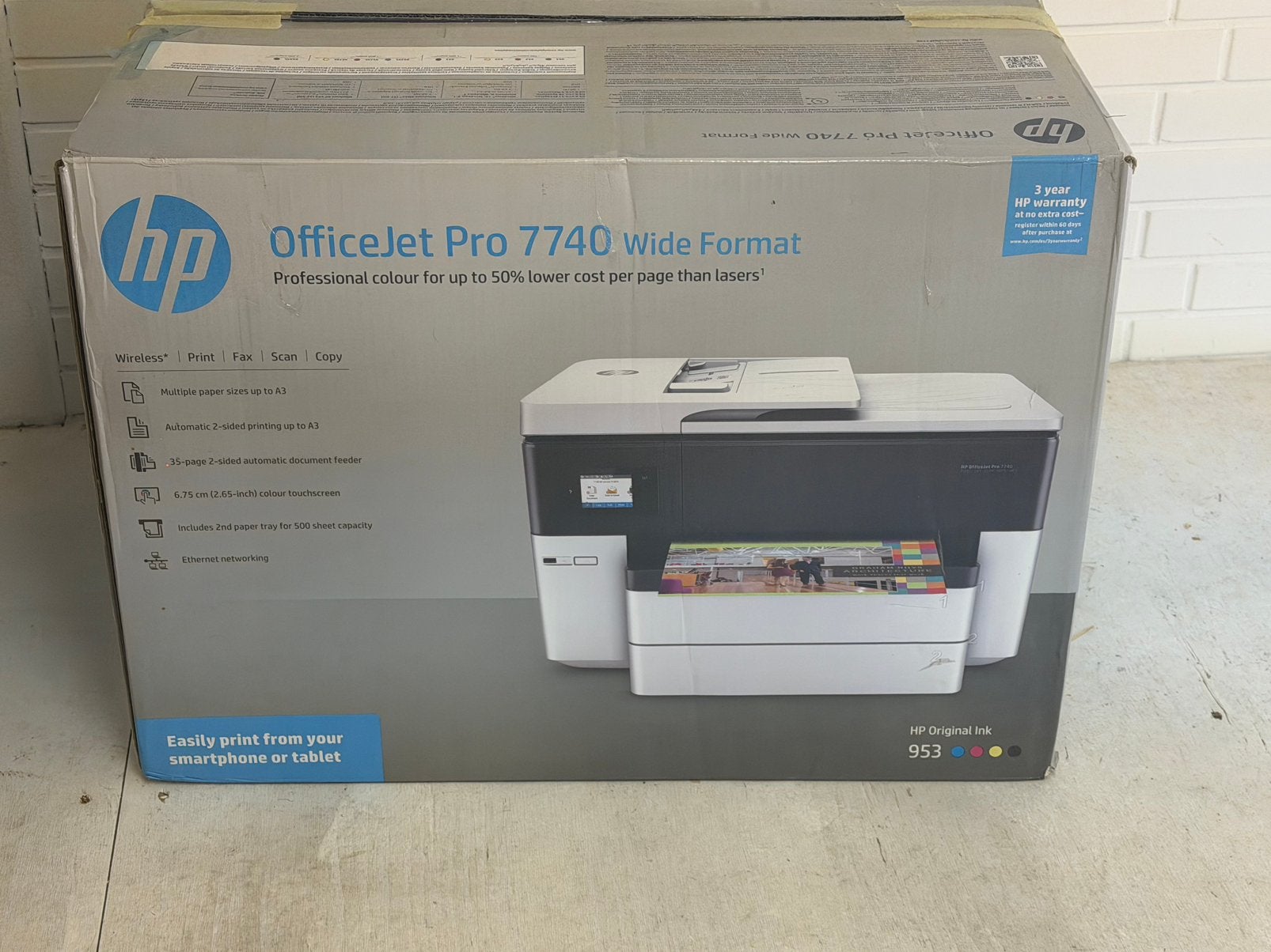 Hp officejet A3 ink color printer, Ophalen, Zo goed als nieuw