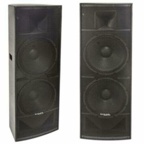 IBIZA-SOUND PA215 2 x15 Inch 2-weg luidspreker 2 x 800 Watt, ., Overige typen, Nieuw, .