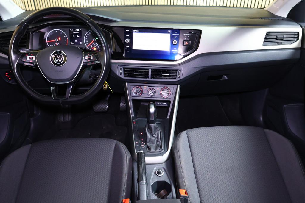 Volkswagen Polo 1.0 TSI Highline Business AVM R LINE DSG NAV, Stof, Gebruikt, 1096 kg, Wit
