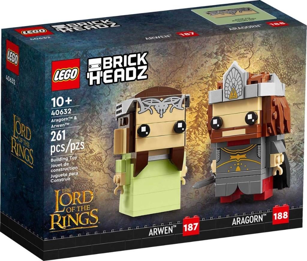 LEGO - 40632 - NIEUW - BrickHeadz - Aragorn & Arwen, LEGO A/S, Nieuw, Ophalen of Verzenden, LEGO A/S
