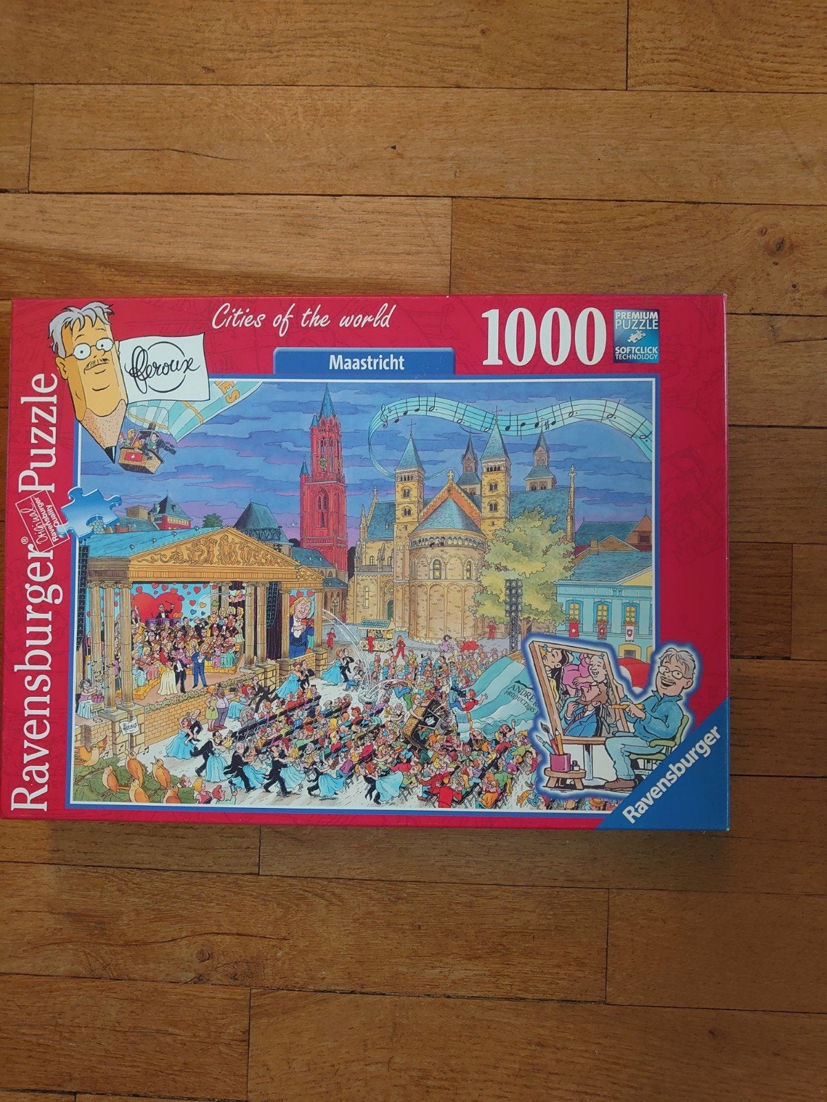 Ravensburger puzzel 1000 stukjes. Ophalen in Gouderak., Ophalen, 500 t/m 1500 stukjes, Zo goed als nieuw