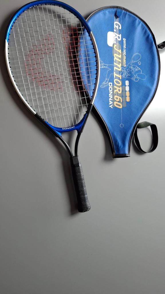 Racket, Sport en Fitness, Squash, Ophalen, Gebruikt, Racket, Met hoes