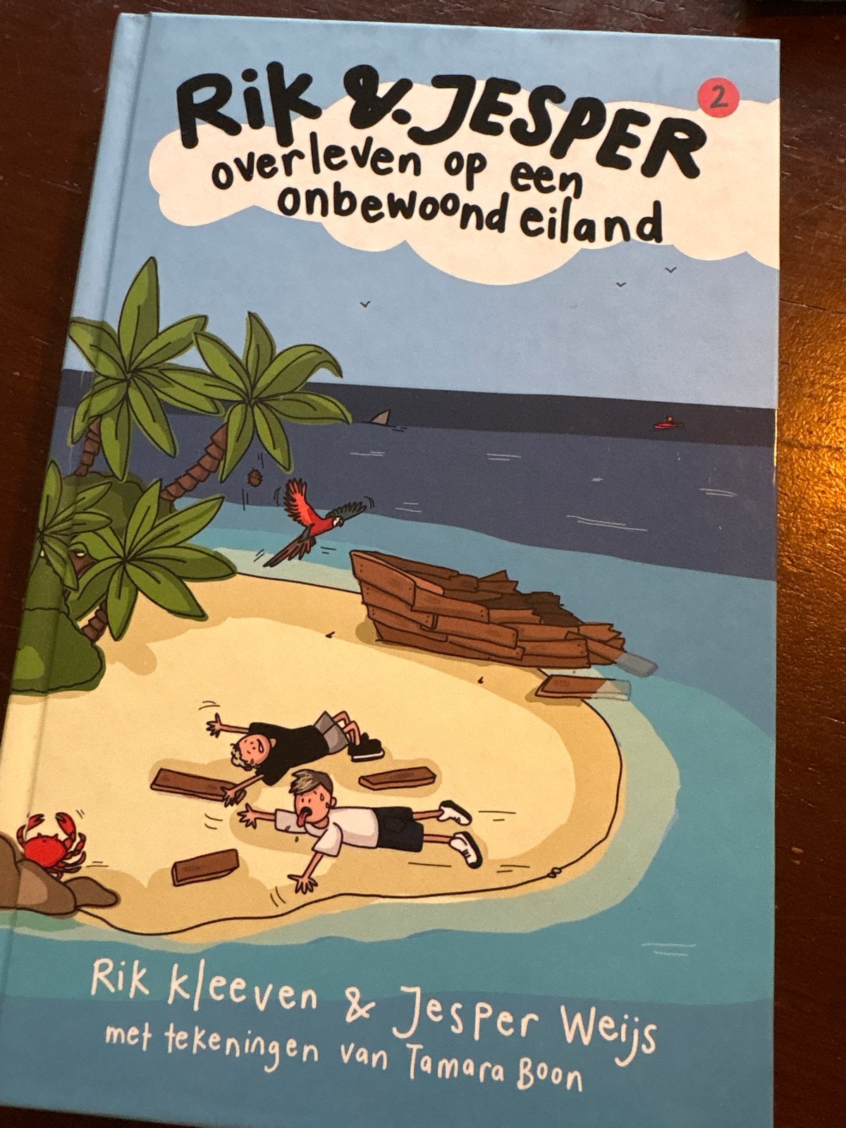 Rik & Jesper: Overleven op een onbewoond eiland, Ophalen of Verzenden, Zo goed als nieuw, Fictie algemeen