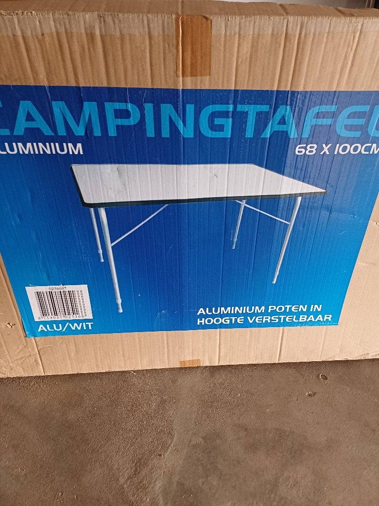 inklapbare tafel, Ophalen, Gebruikt